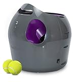 PetSafe Automatischer Ballwerfer für Hunde, Wurfweite zwischen 2,5 - 9 Meter, Regenresistent mit Bewegungssensoren, Grau/Lila