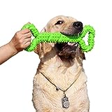 atopo Robustes Hundespielzeug 13 Inch Knochen geformt Kauspielzeug aus Hartgummi mit Konvexes Design stark interaktives Spielzeug für große kleine Hunde, Zähne reinigen und Zahnfleisch massieren